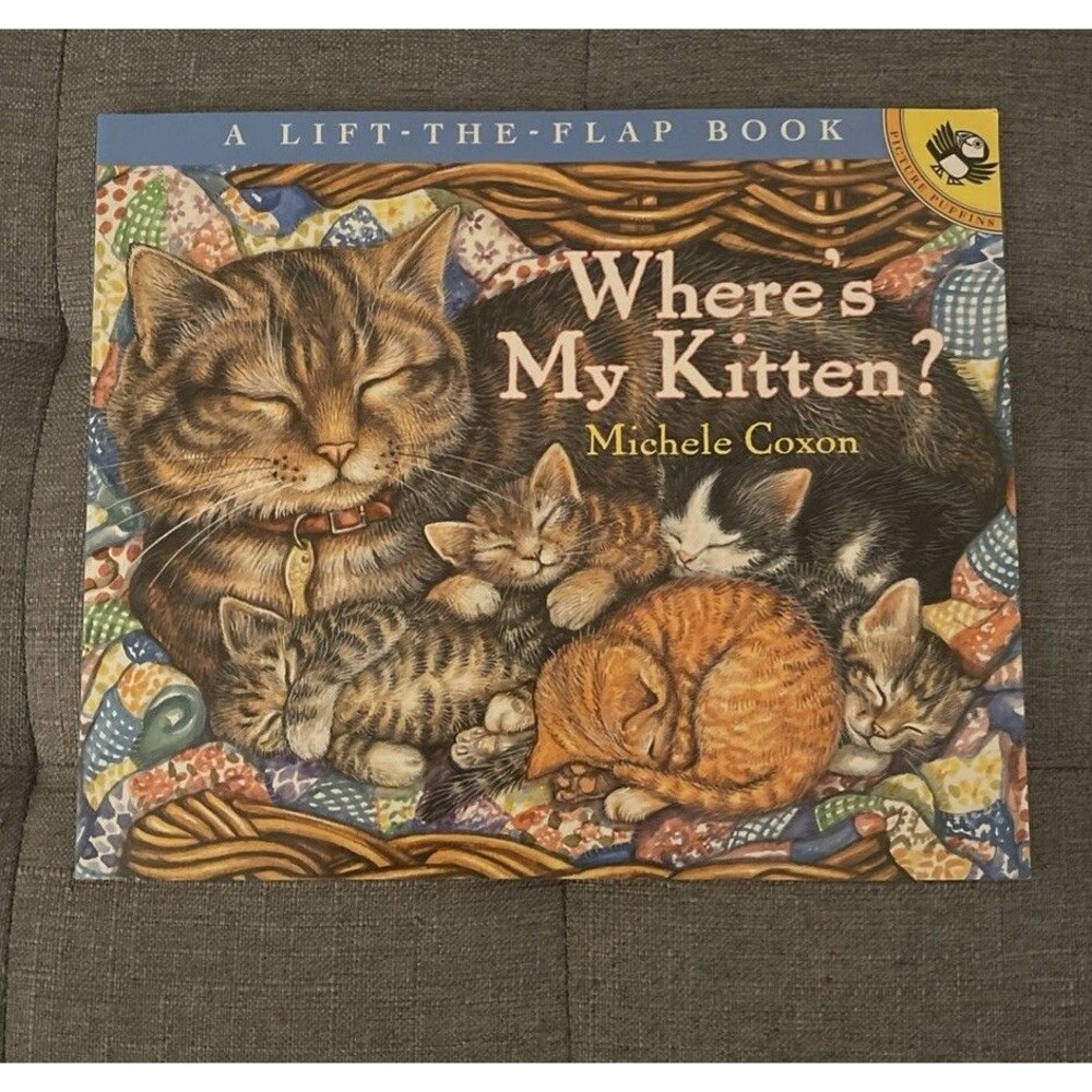 Where's My Kitten?: A Lift-the-Flap Book (Picture Puffins) by Michele Coxon